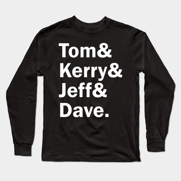 Funny Names x Slayer (Tom, Kerry, Jeff, Dave) Long Sleeve T-Shirt by muckychris